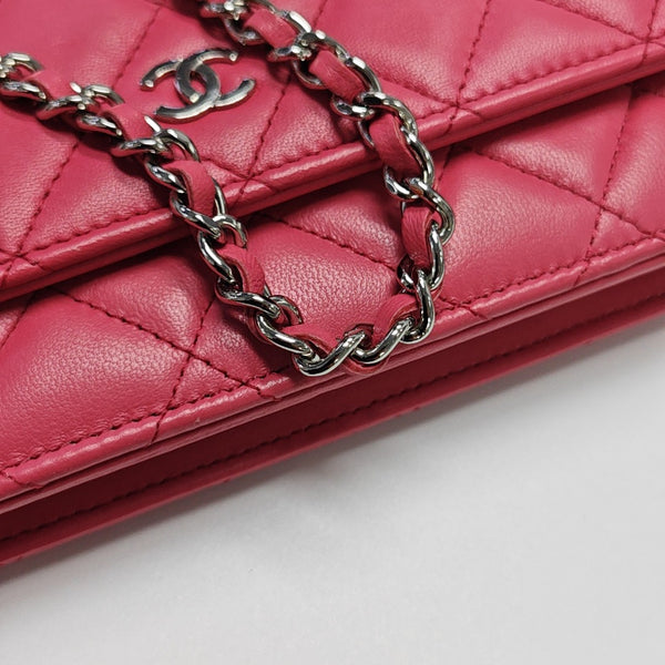 WOC Quilted Lambskin Pink