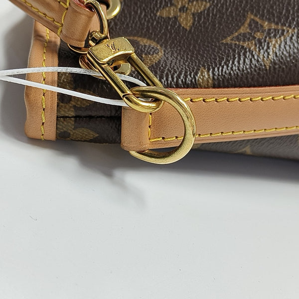 NOÉ Nano Monogram Coated Canvas Brown