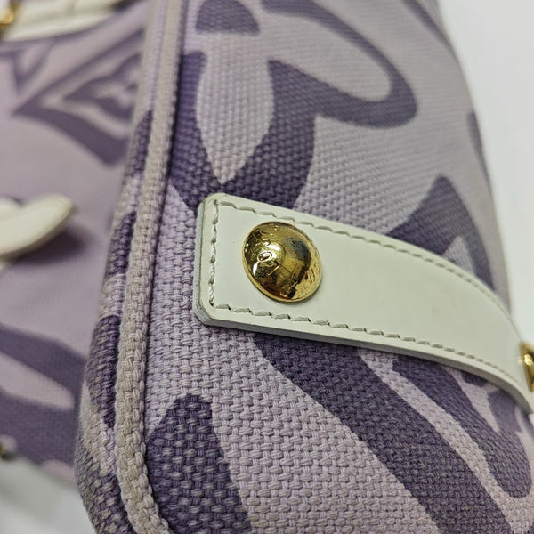 TAHITIENNE CABAS MM Monogram Canvas Purple