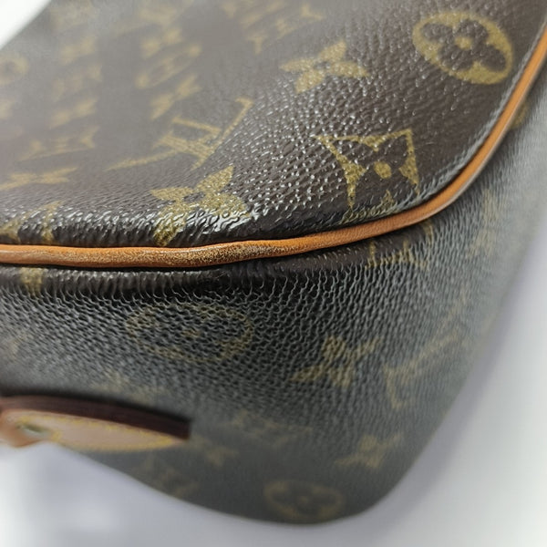 BLOIS PM Monogram Coated Canvas Brown