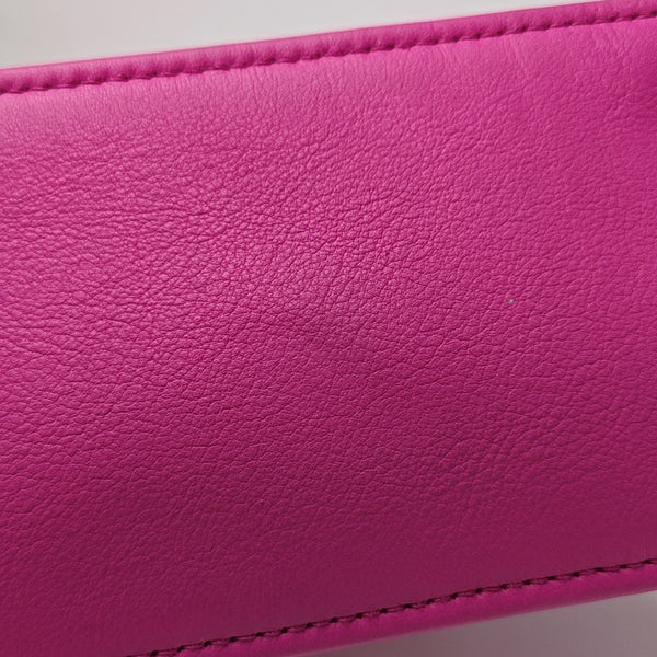 Triangle Small Calfskin Red