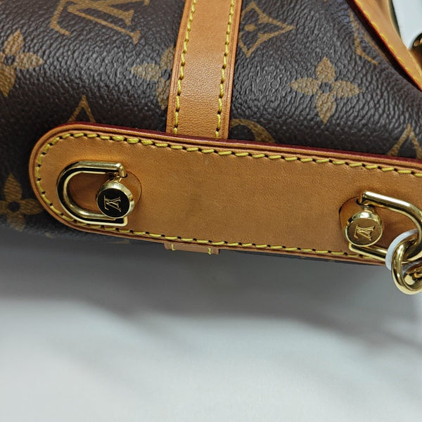 DUFFLE Monogram Coated Canvas Brown