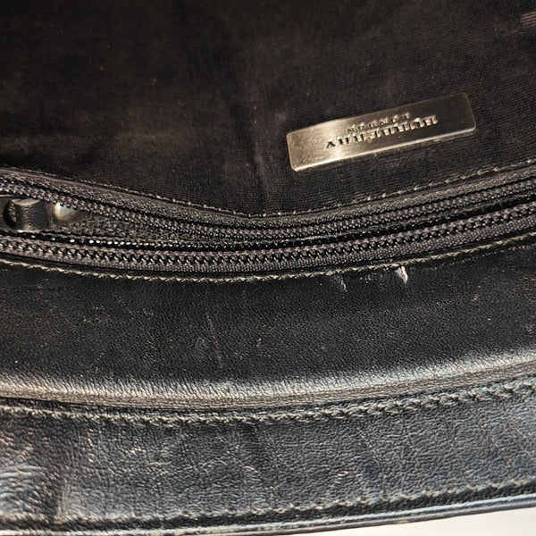 Calfskin Top Handle Bag Black