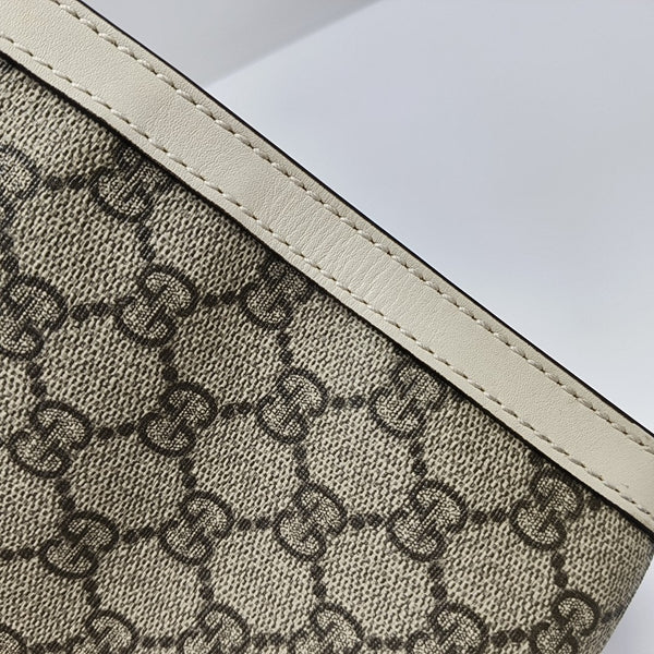 Padlock Medium Monogram Coated Canvas Beige