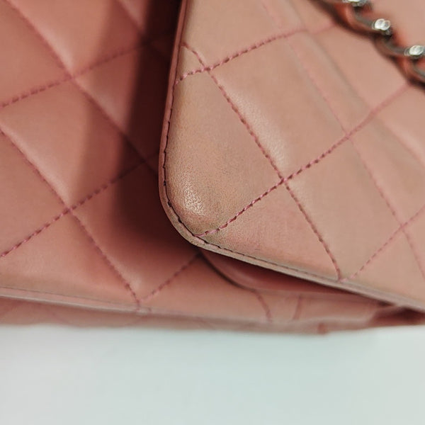 CLASSIC FLAP Small Quilted Lambskin Pink