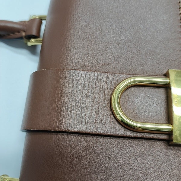 LOCKY BB Monogram Coated Canvas Brown