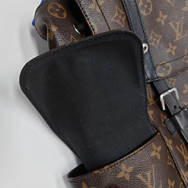 CHRISTOPHER MM Monogram Coated Canvas Brown