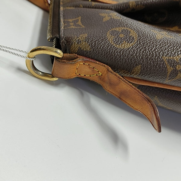 TURENNE Monogram Coated Canvas Brown