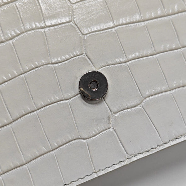 Calfskin Shoulder Bag White