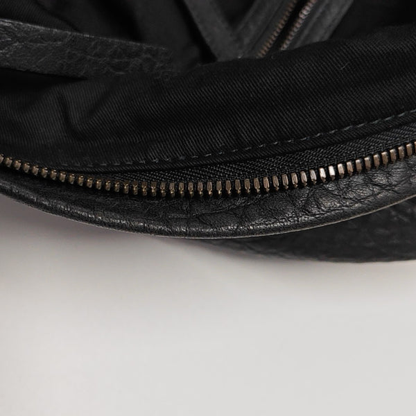 Leather Backpack Black