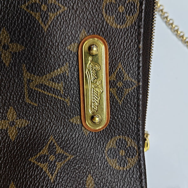 EVA Monogram Coated Canvas Brown