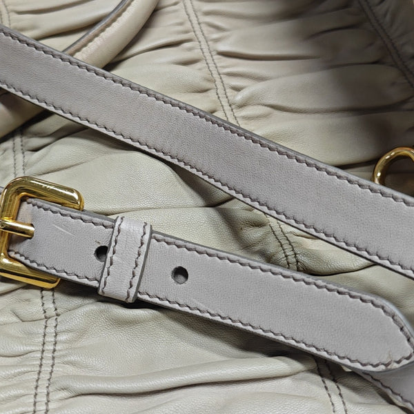 Gaufre Calfskin Beige