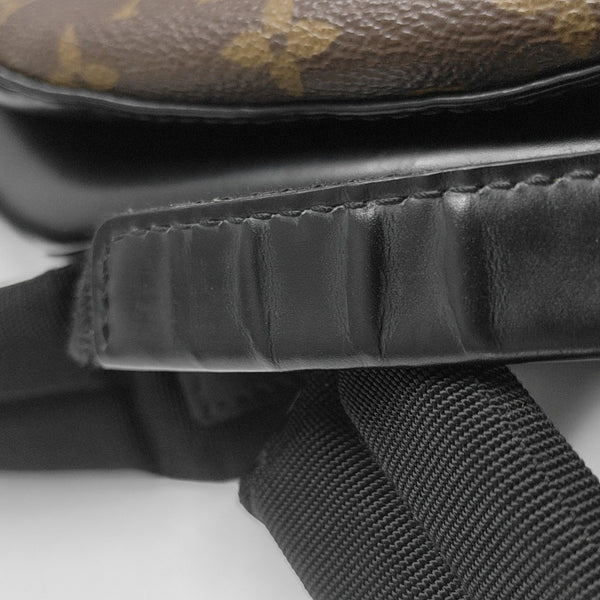 JOSH Monogram Coated Canvas Brown