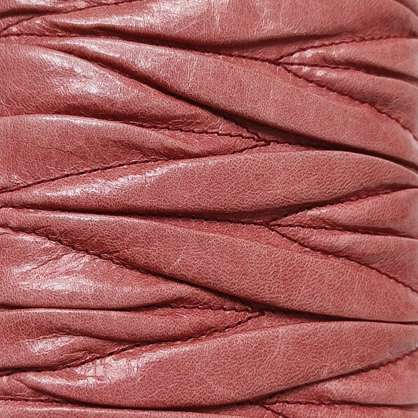 Quilted Lambskin Wallet Pink
