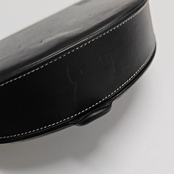 Heel Calfskin Black
