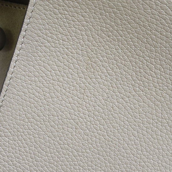 TRAPEZE Small Calfskin Beige