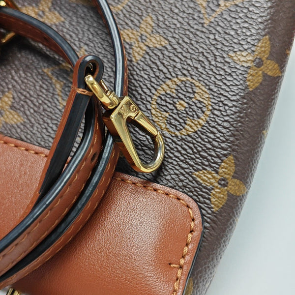 LOCKY BB Monogram Coated Canvas Brown