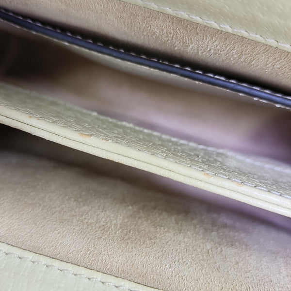 Ophidia Small Monogram Coated Canvas Beige