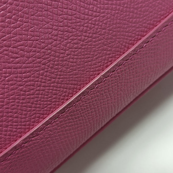 Top Handle Calfskin Red