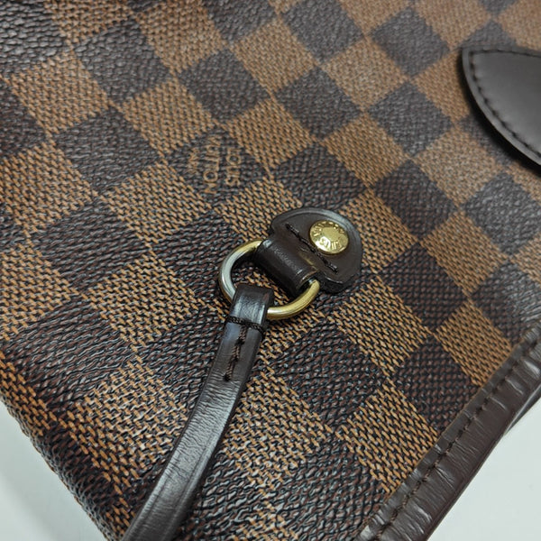 NEVERFULL MM Damier Ebene Coated Canvas Brown