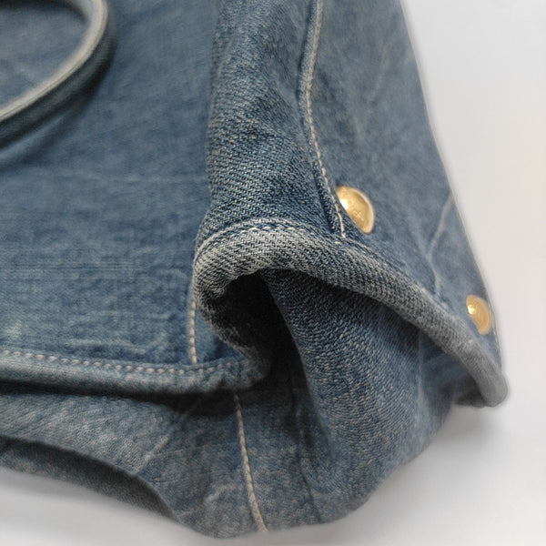 Denim Tote Bag Blue
