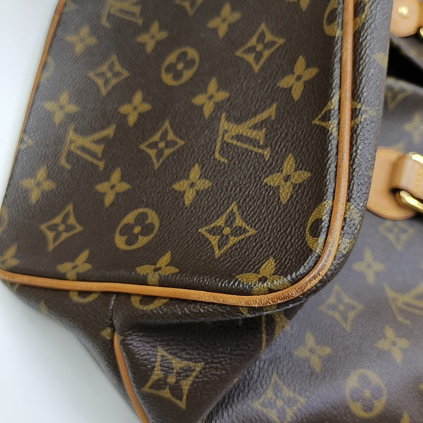 PALERMO PM Monogram Coated Canvas Brown
