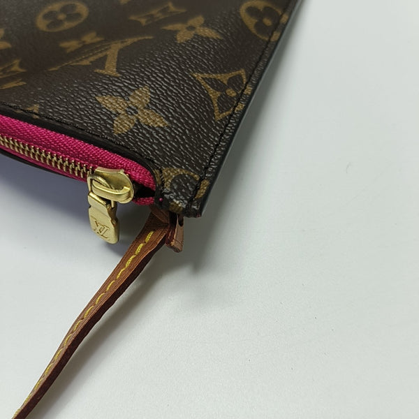 NEVERFULL MM Monogram Coated Canvas Brown