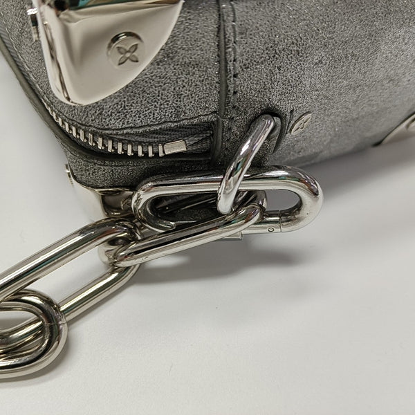SOFT TRUNK Mini Damier Special Material Silver