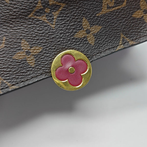FLORE Monogram Coated Canvas Brown