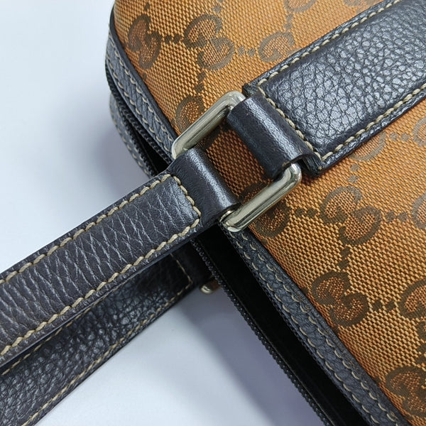 Monogram Canvas Top Handle Bag Orange