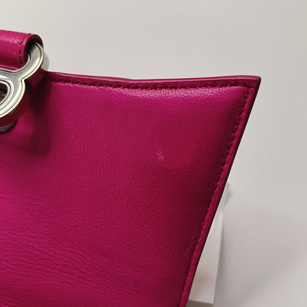 Hourglass XS Quilted Calfskin Red