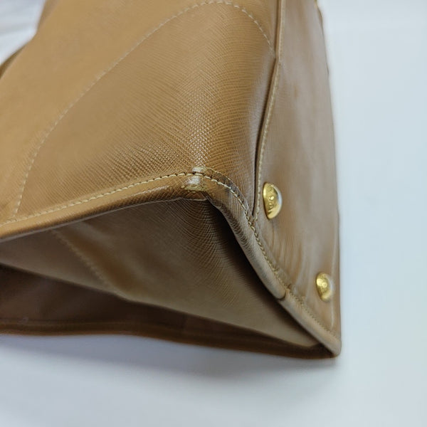 Saffiano Calfskin Tote Bag Brown