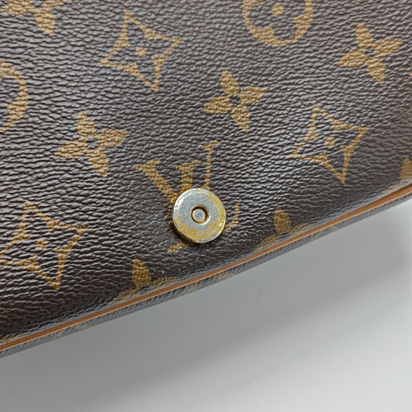 DIANE Monogram Coated Canvas Brown