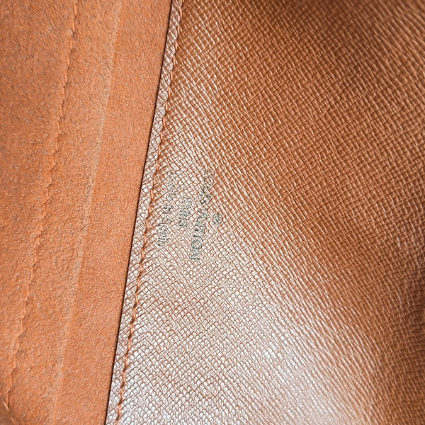 MUSETTE TANGO Damier Ebene Coated Canvas Brown