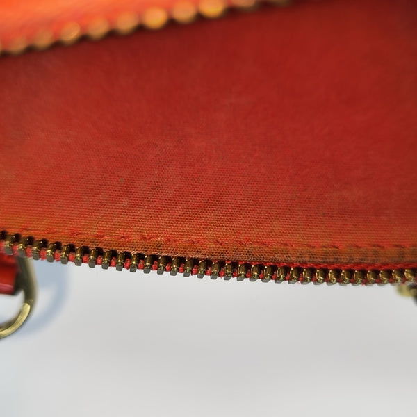 ALMA BB Monogram Patent Leather Red