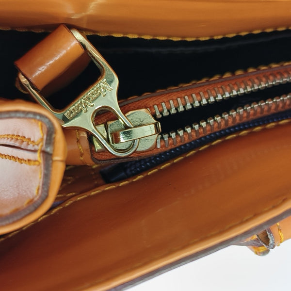 Calfskin Shoulder Bag Orange