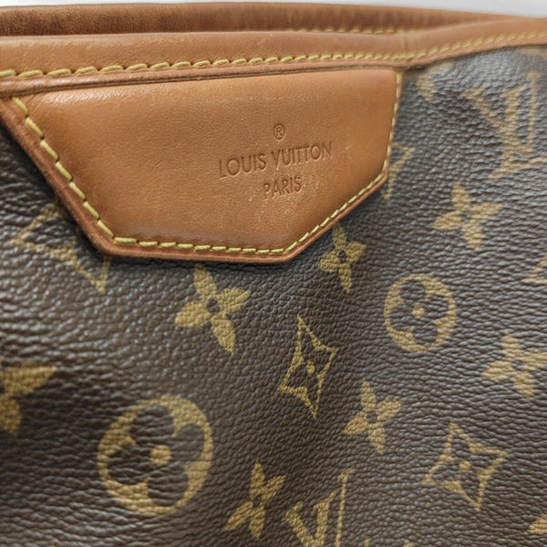 ESTRELA MM Monogram Coated Canvas Brown