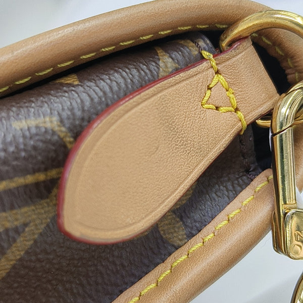 DIANE Monogram Coated Canvas Brown