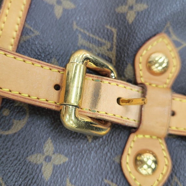 PALERMO GM Monogram Coated Canvas Brown