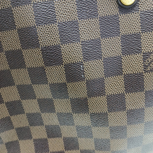 BRITTANY BB Damier Ebene Coated Canvas Brown