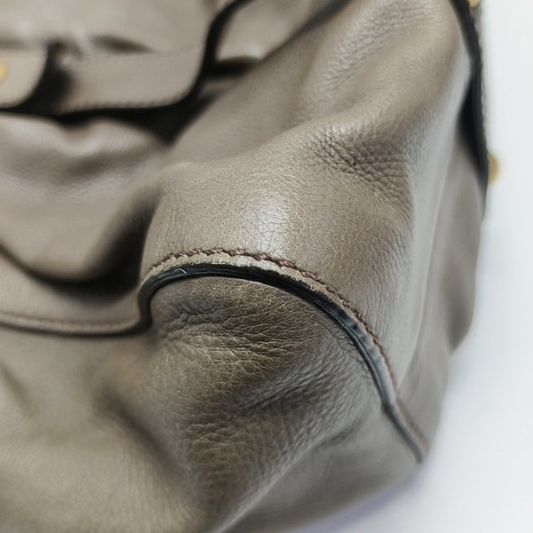 Calfskin Tote Bag Brown