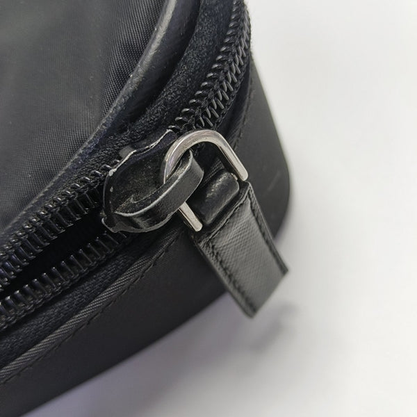 Nylon Shoulder Bag Black