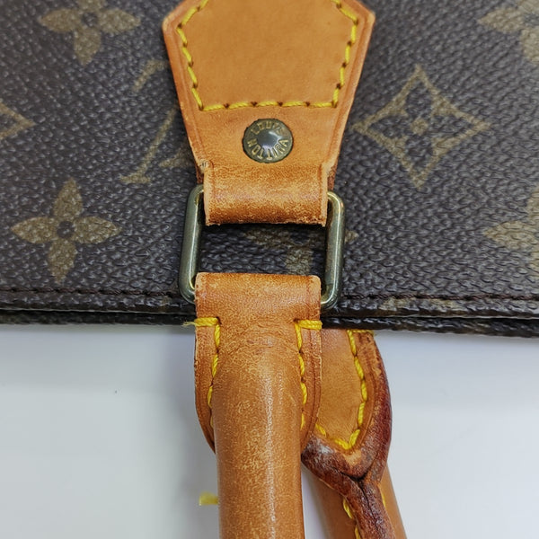 SAC PLAT GM Monogram Coated Canvas Brown