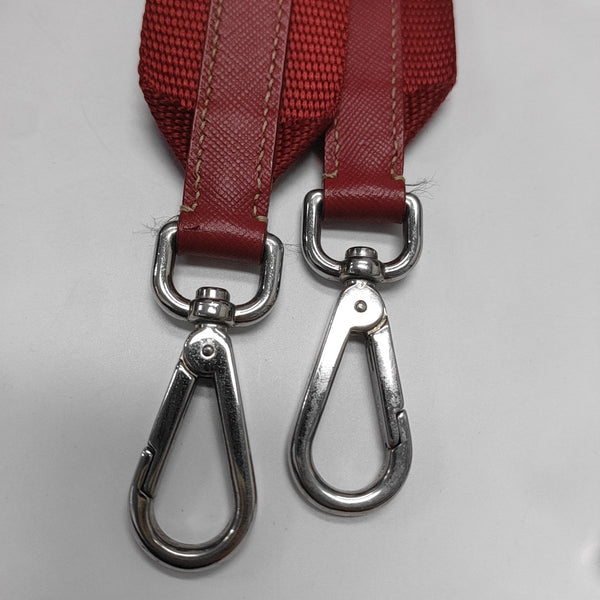 Nylon Shoulder Bag Red