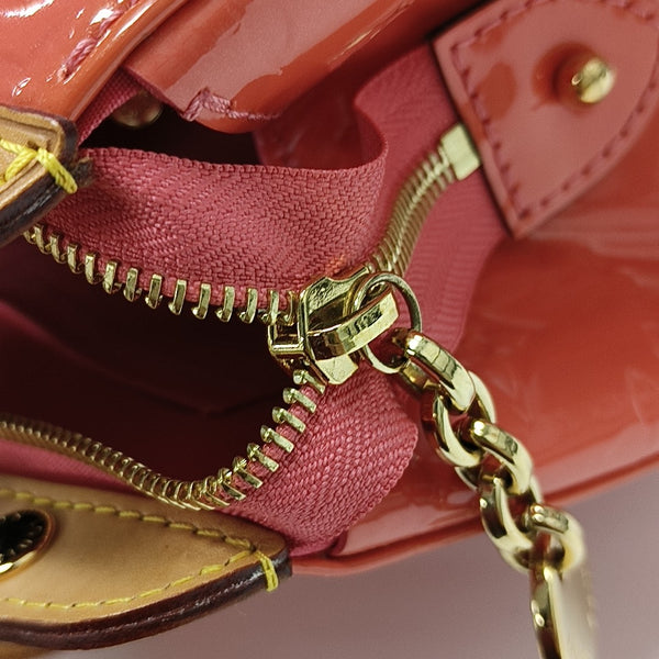 BREA MM Monogram Patent Leather Pink