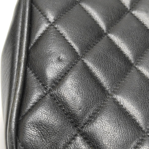 Quilted Calfskin Belt Bag Black