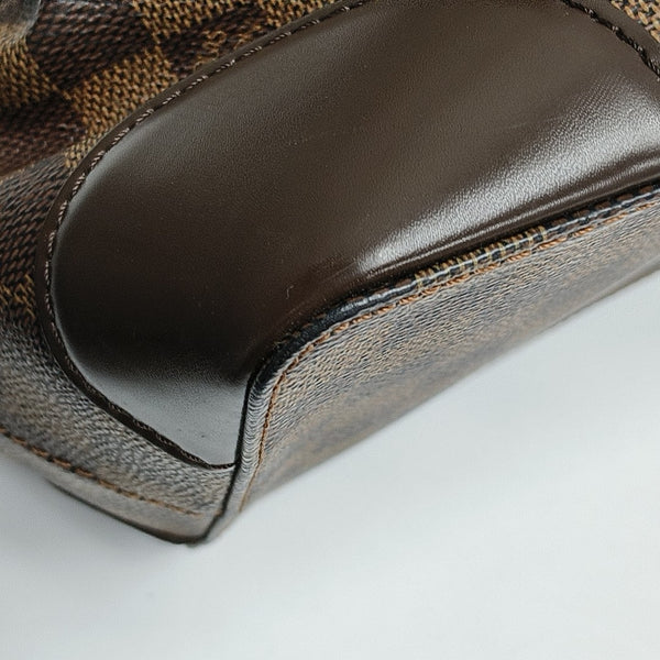 HAMPSTEAD MM Damier Ebene Coated Canvas Brown