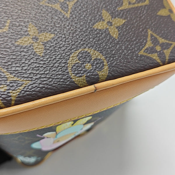 NOÉ Super Mini Monogram Coated Canvas Brown