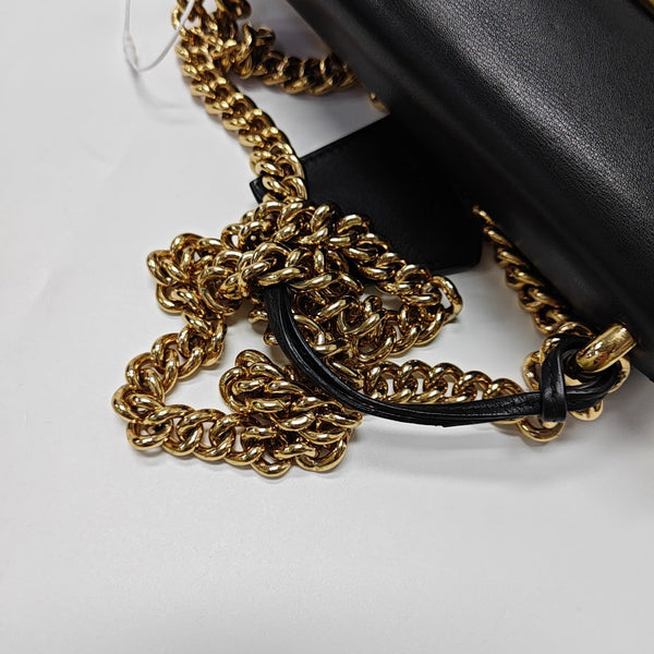 Padlock Small Calfskin Black
