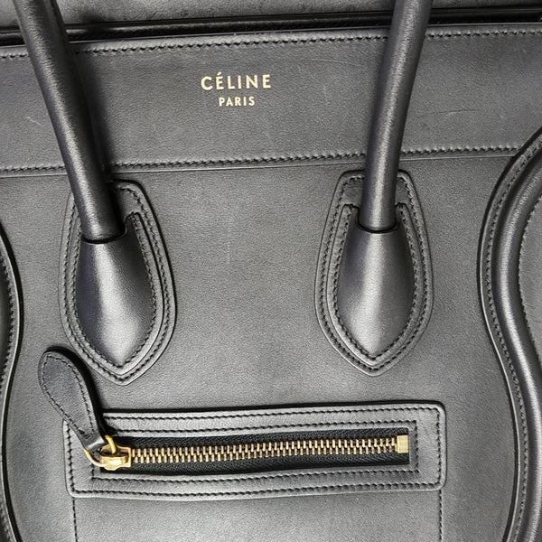 LUGGAGE Micro Calfskin Black